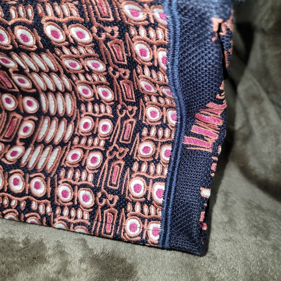 Dior Book Tote Canvas Embroidered Animals Tiger  Deep Blue Fuchsia Large Size - Picture 7 of 17